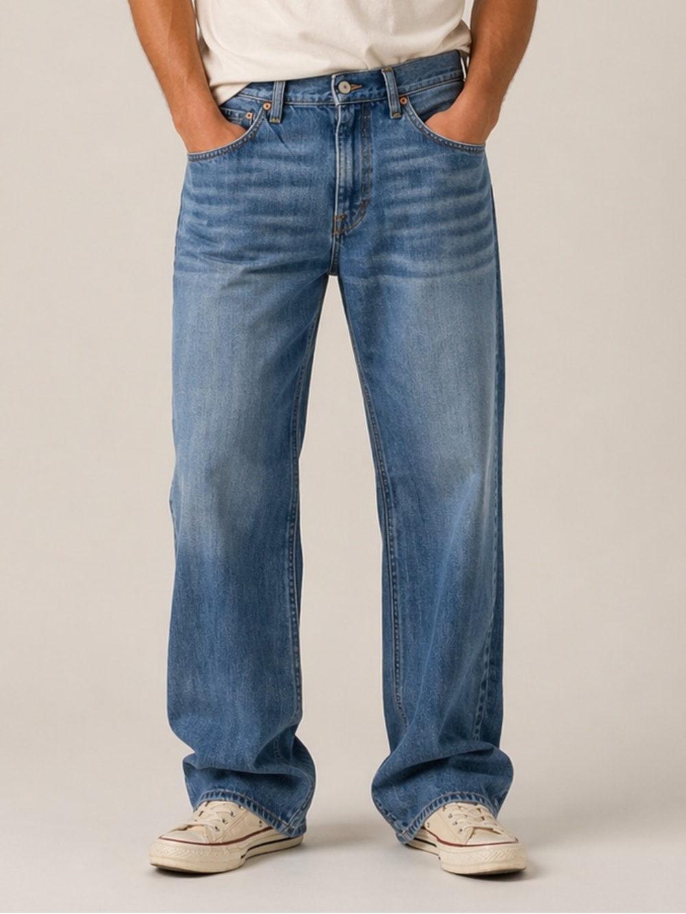 Men’s Lucky Brand Long Inseam Denim Jeans size 32